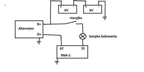 schemat pinów regulatora alternatora 24V