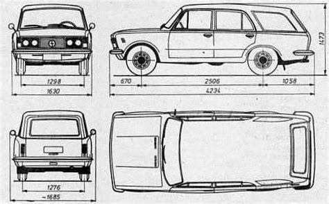 Fiat 125p kombi wymiary techniczne