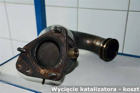 demontaż katalizatora motocykla
