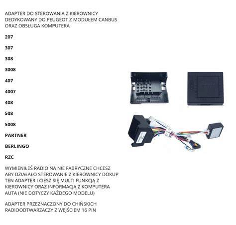 Adapter CAN sterowania radiem Citroen C5