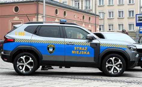 Dacia Duster radiowóz Straży Miejskiej