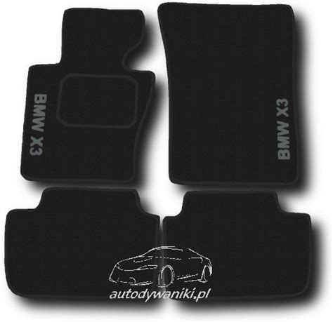 Dywaniki welurowe BMW X3 E83 wnętrze