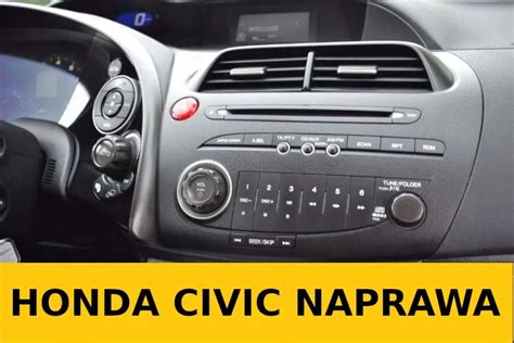 Panel radia Honda Civic VIII podświetlenie