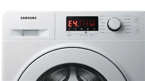 Kody błędów pralki Samsung na wyświetlaczu
