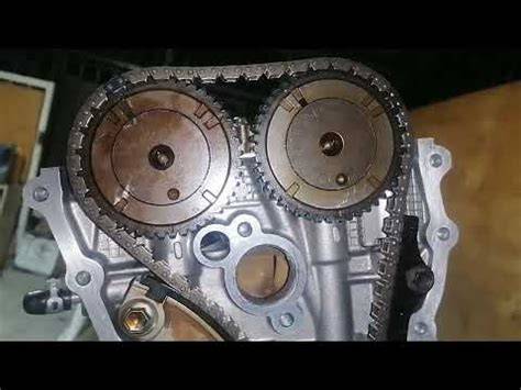 schemat ustawienia łańcucha rozrządu Suzuki SX4