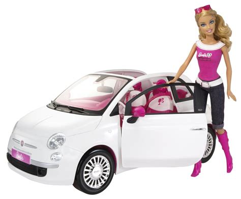 Barbie Fiat 500 z lalką