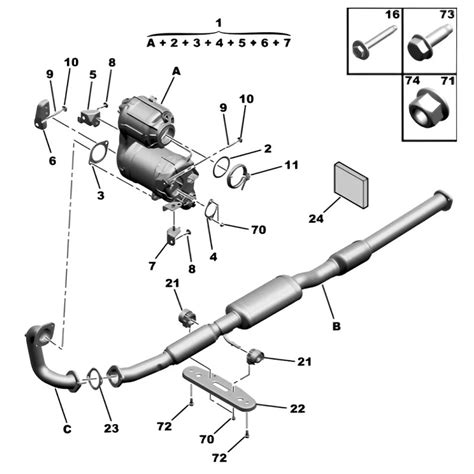 Schemat układu wydechowego Chevroleta Captiva