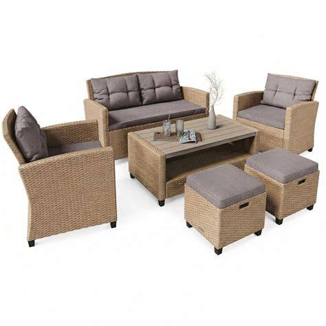 zestaw California sofa fotele stolik