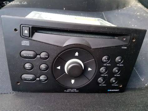 radio Blaupunkt Subaru Justy kokpit
